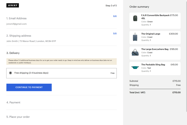 Away - What are the Signs of a Poorly Optimized Cart or Checkout?
