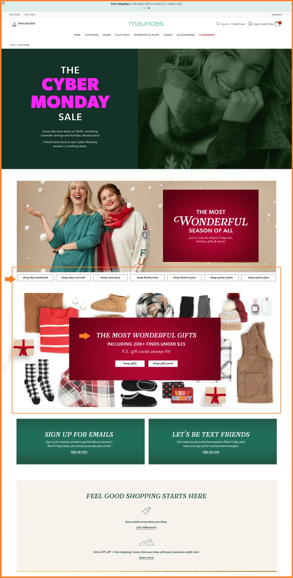 eCommerce gift guide for Cyber Monday