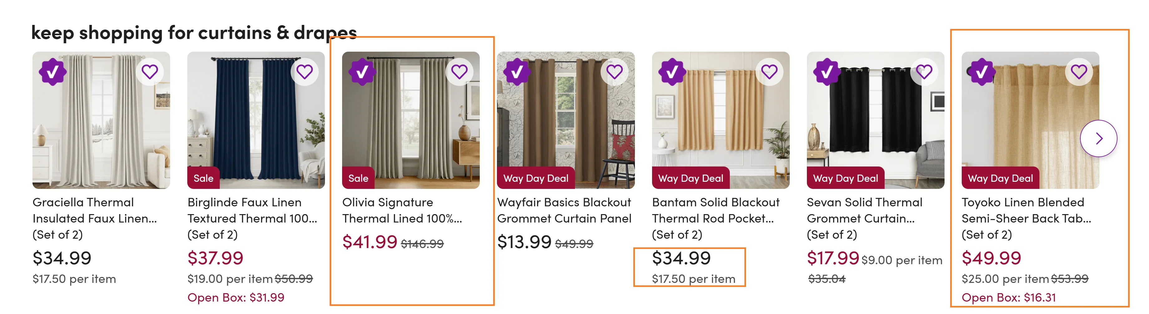 Wayfair homepage upsell by browsing history that suggests room-completion items and personalized product paths