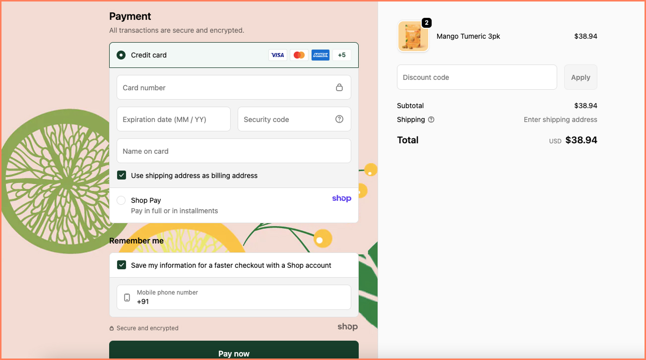 PurposeFuel Foods optimizes its checkout page design for higher brand recall