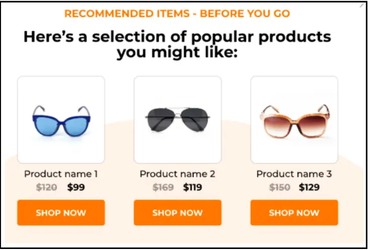 personalized recommendations example