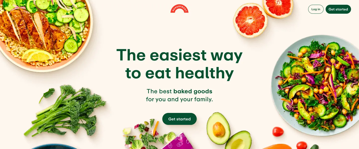 landing page example that deposits attention