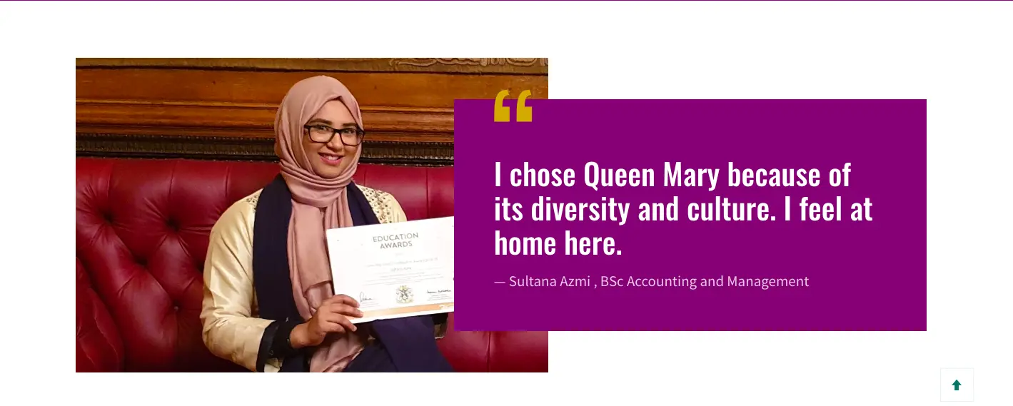 Queenmary university example