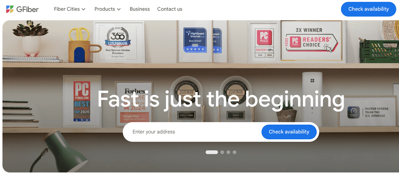 GFiber compelling headlines example