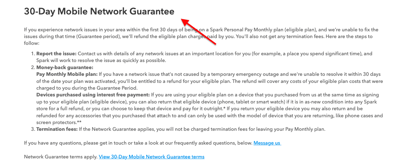 Spark trust signal example