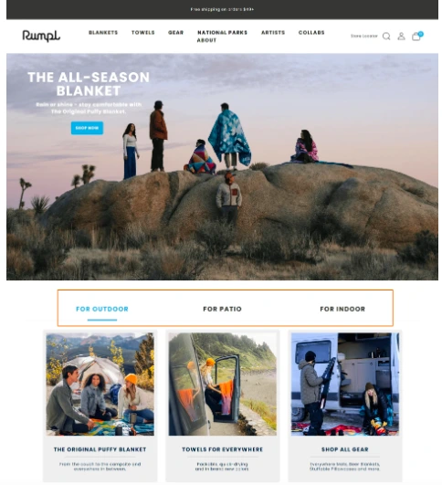 rumpl tabbed navigation example