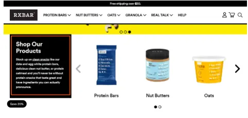 Rxbar content relevancy example