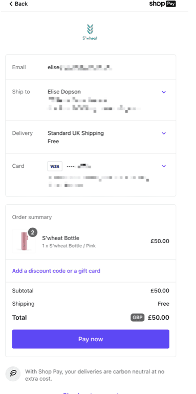frictionless checkout example