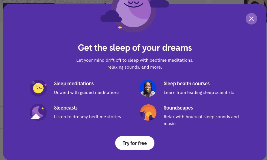 headspace digital sample example