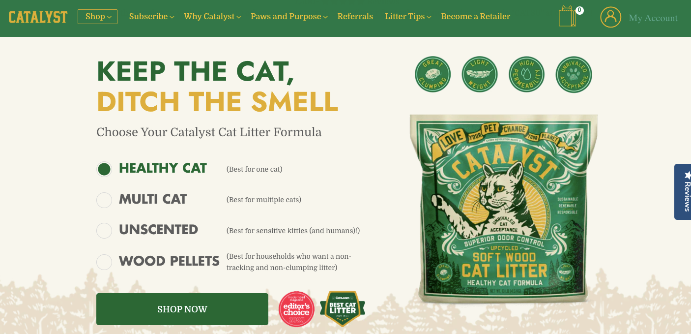 Catalyst first fold optimizations lets shoppers sort and buy