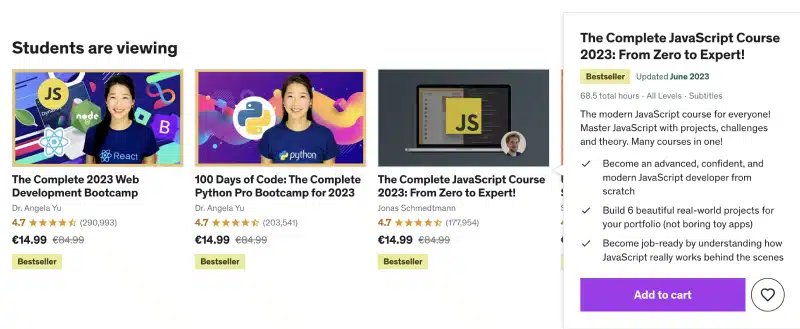 live social proof example