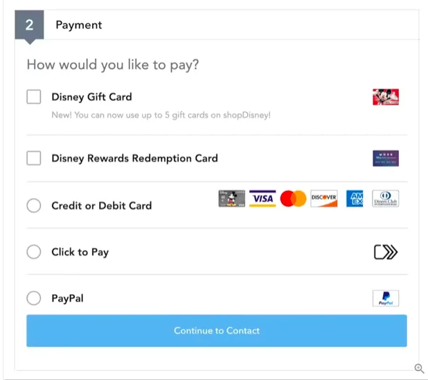 payment page example