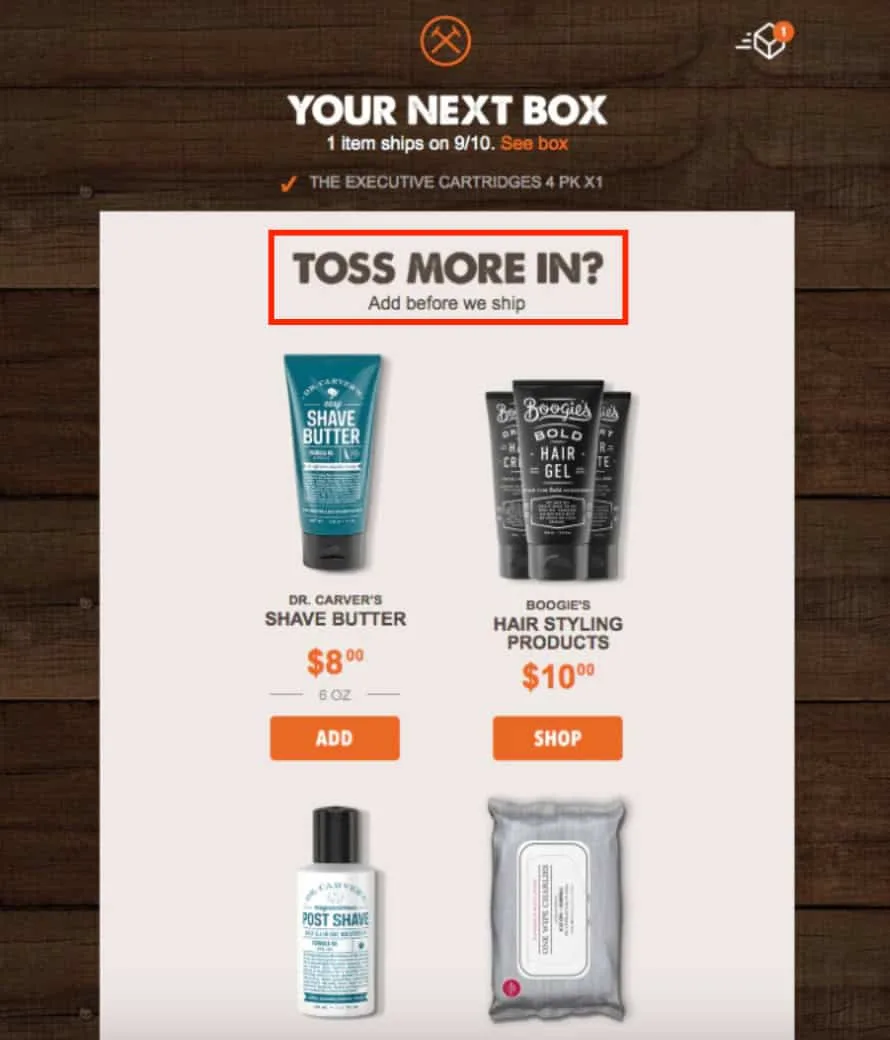 dollar shave club promo example