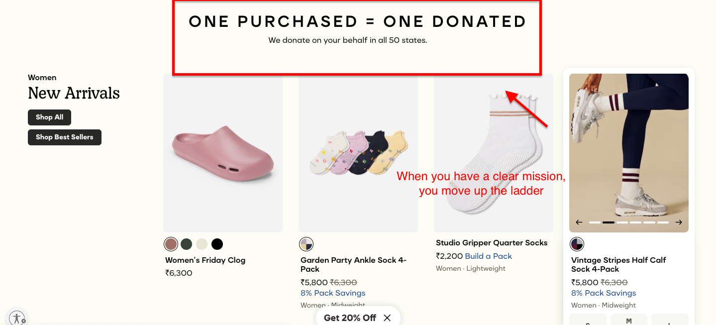 Bombas Homepage Example