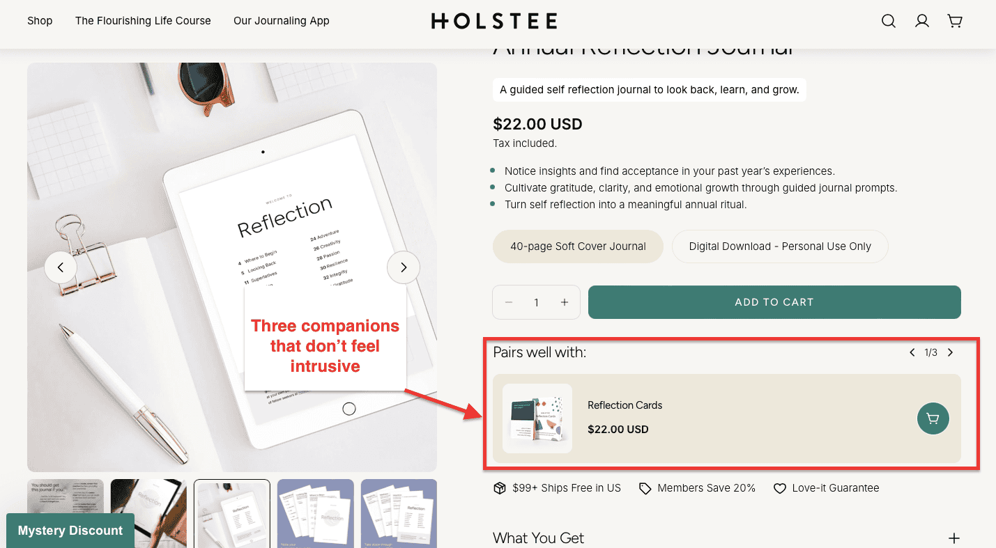 Holstee Shopify Product Page Example