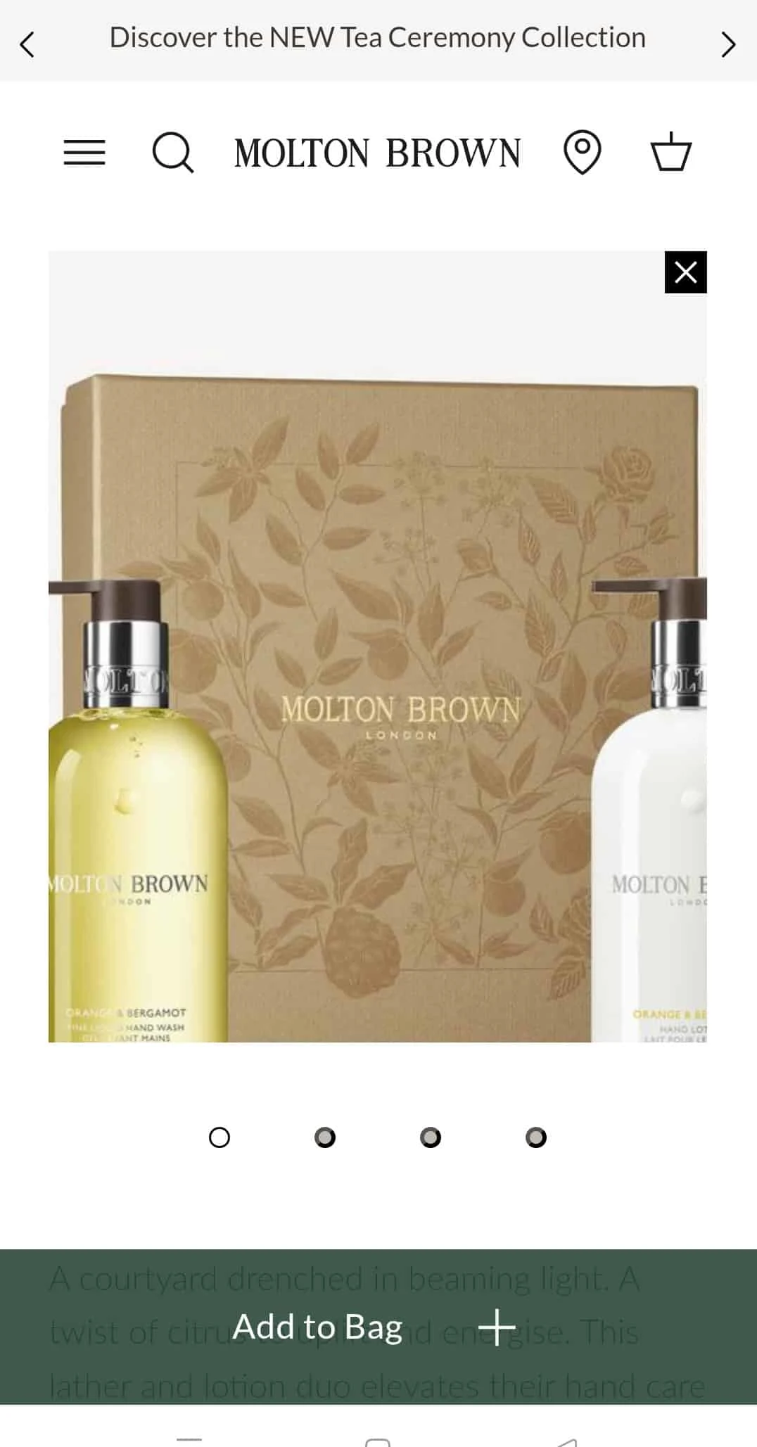 Molten Brown Product Page Example