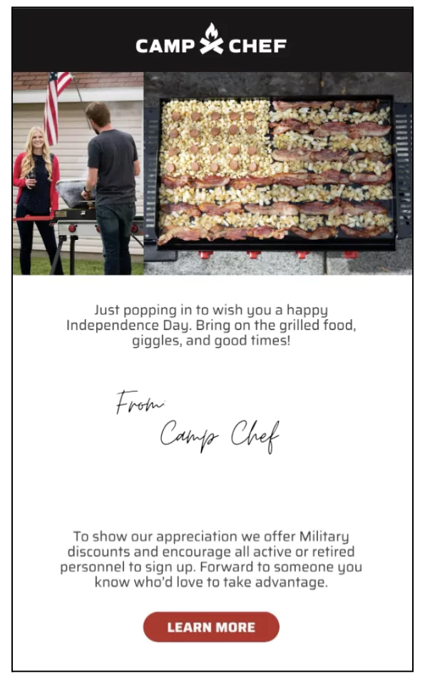 Military discounts on 4th July 4th of july marketing ideas | 4th of july promotion ideas | 4th of july marketing | july marketing ideas | 4th of july ads | 4th of july promotions | fourth of july email ideas | fourth of july ads | independence day marketing ideas | what should a store do with their 4th of july merchandise on the 5th of july?