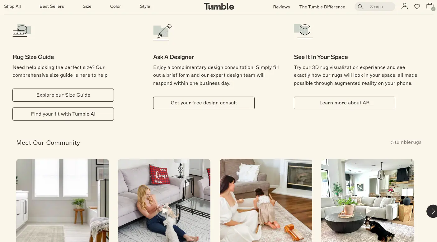 Tumble referral marketing strategy example