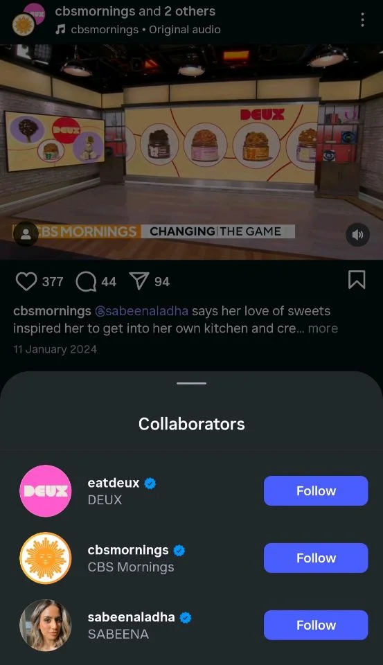 Co-creating with personal brand on Instagram