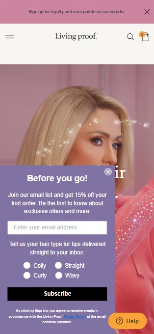 Welcome window shoppers right with a pop-up