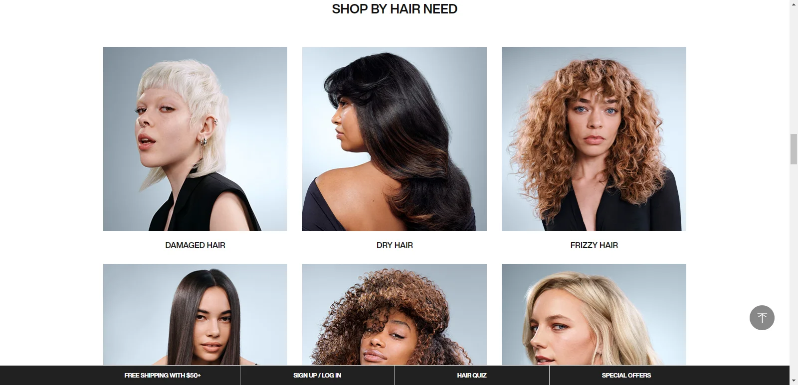 Help window shoppers go deeper into the site with usable category visuals