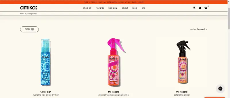 Visually attractive product displays to pull window shoppers