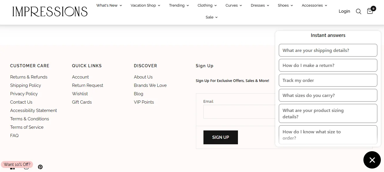 Getting no sales on Shopify? Ensure the footer instills trust