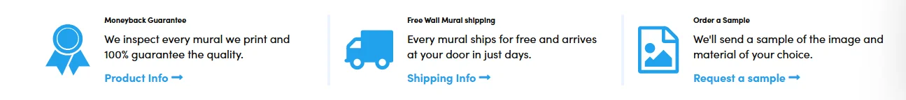 Benefits as icons on Shopify product pages