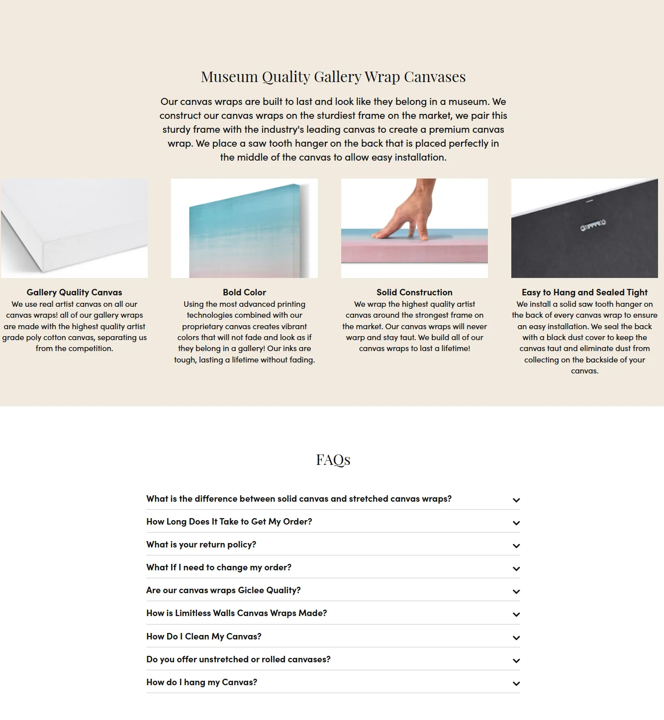No Sales on Shopify? Have an About Us and FAQ sections on product pagesi