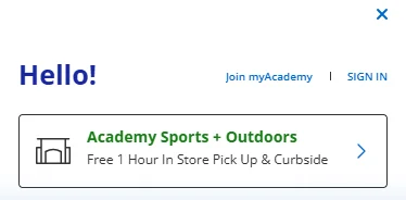 Let shoppers know they can pick up orders too, which will help your sports store convert more