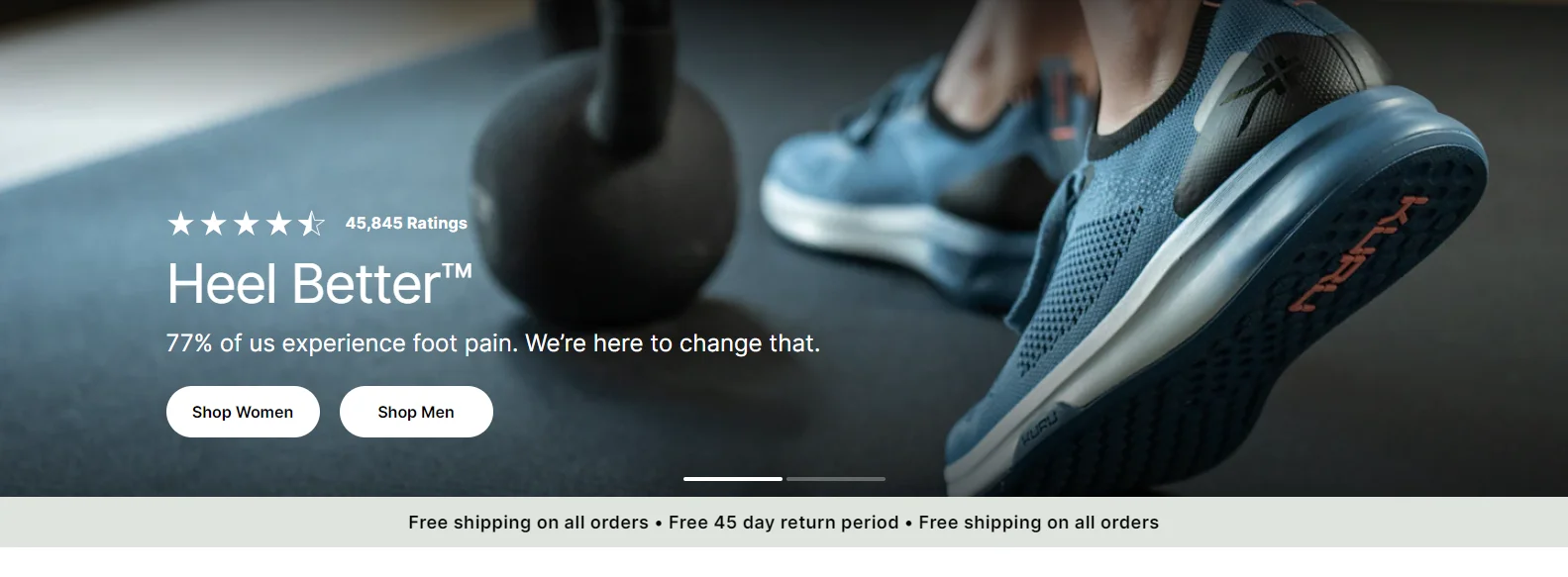 Solid above the fold on your DTC brand's homepage can help increase conversion rate