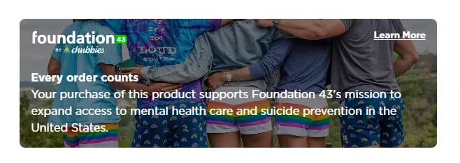 Supporting a cause can build fans and help with your conversion rate