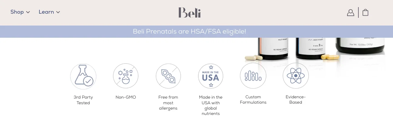 Belibaby trust seals example
