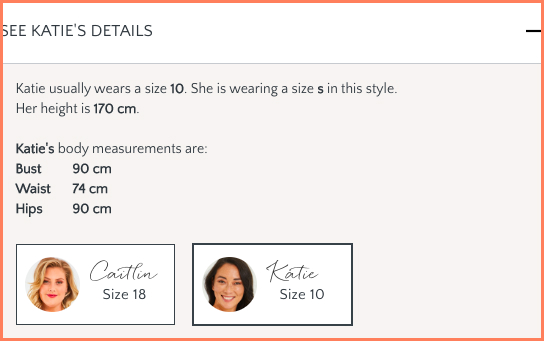 Birdsnest features what size the product model is wearing through microcopy