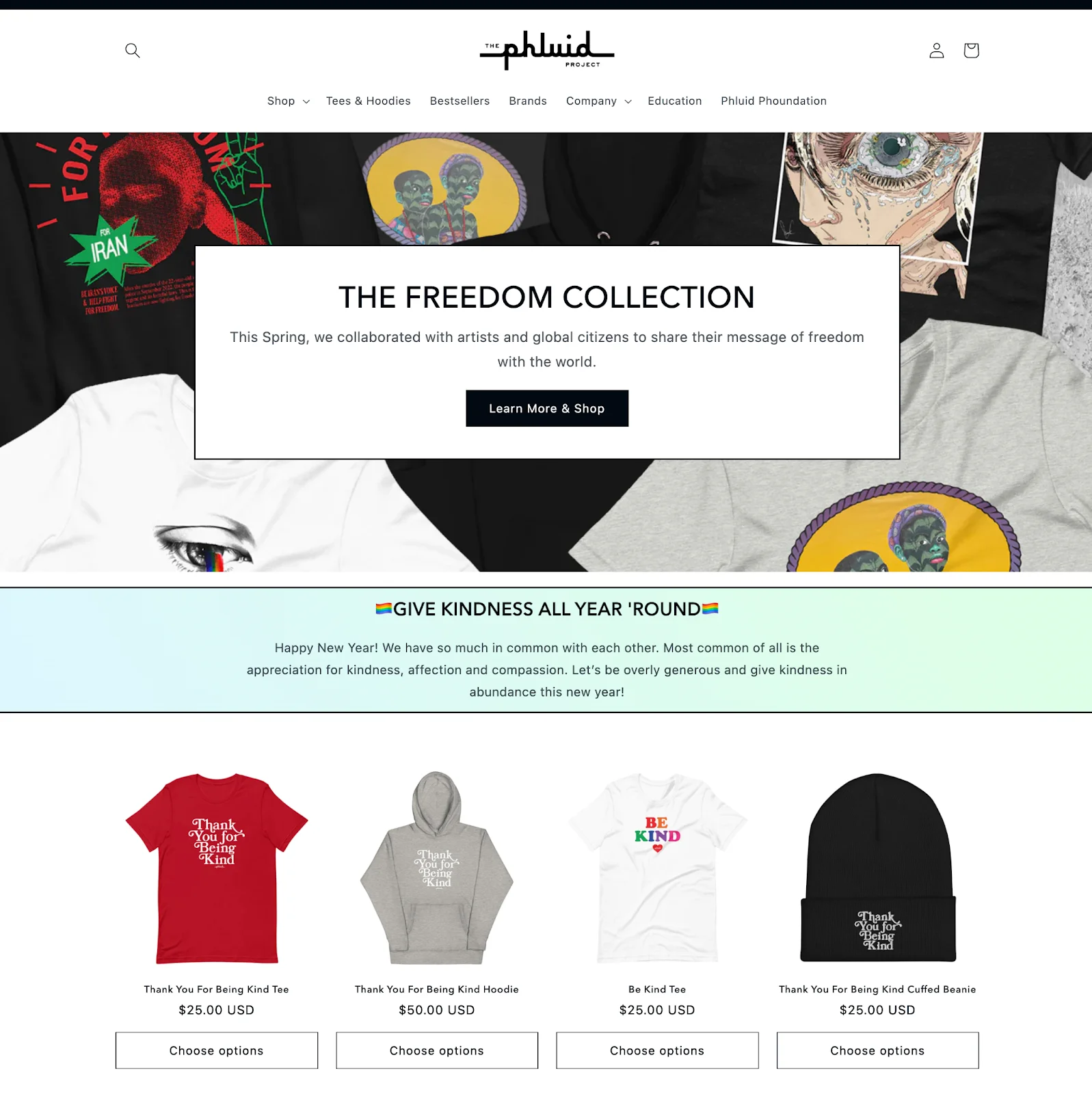 Feature a popular cause like Pride when you are wondering how to market an online store
