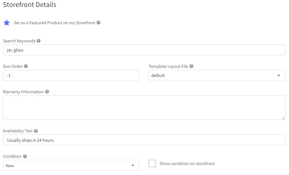 BigCommerce Strategies To Boost Cart Recoveries - new product editor to show delivery date