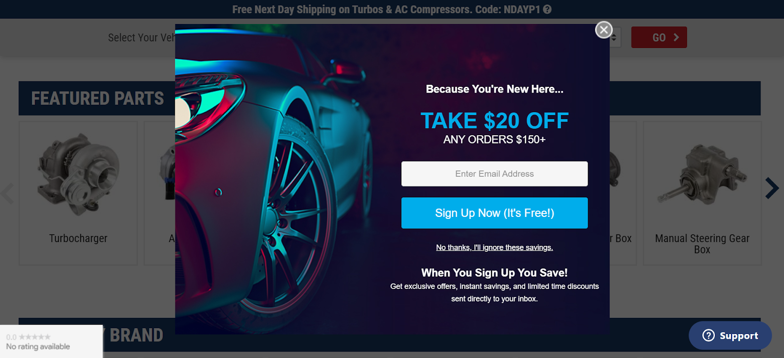 abandoned cart popup shopify