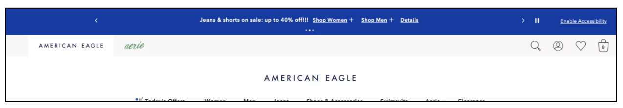 Clearce sale banner