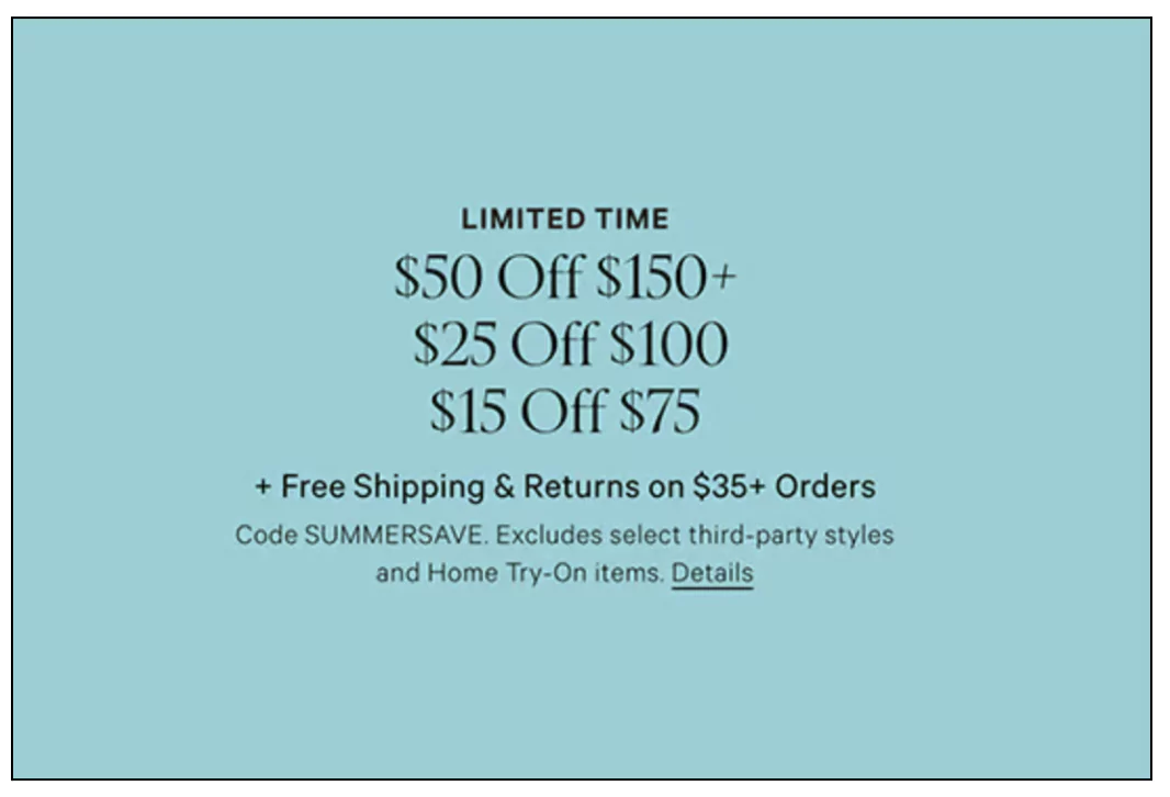 Tiered discounting in clearance sale eCommerce website