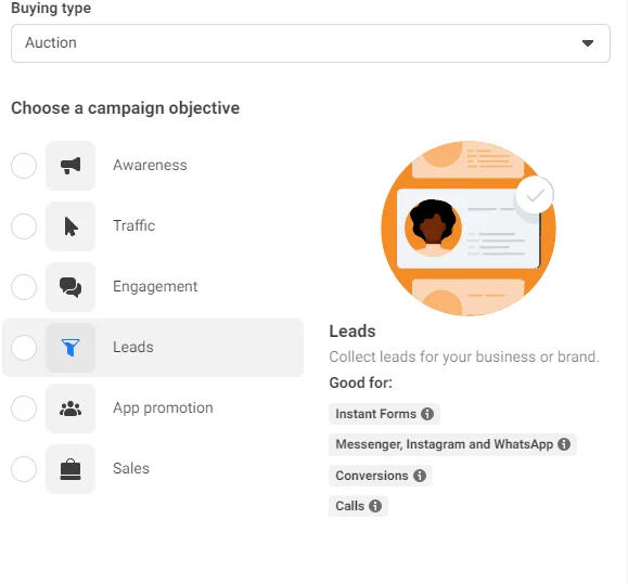 eCommerce Facebook ads funnel wise campaign objective
