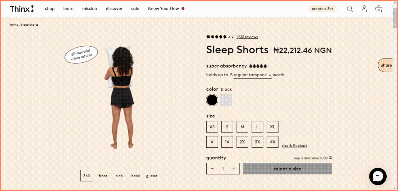 thinx ecommerce image optimization
