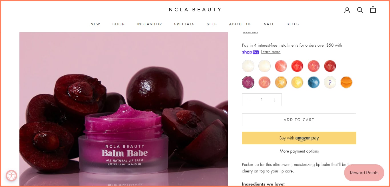 ncla beauty product shot ecommerce