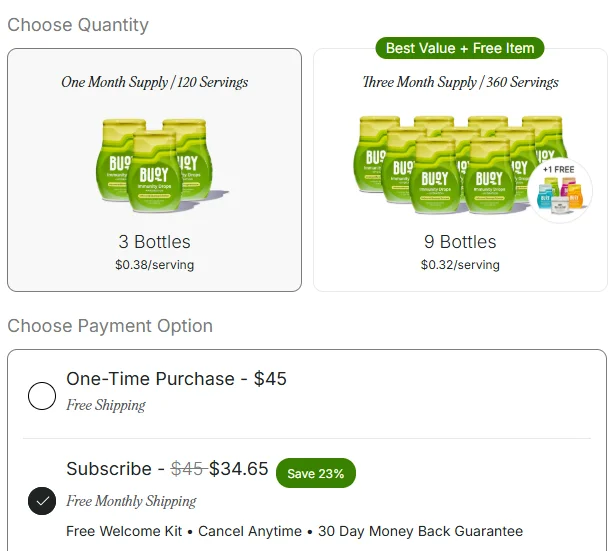 Subscription provides a better value and experience, as Buoy proves