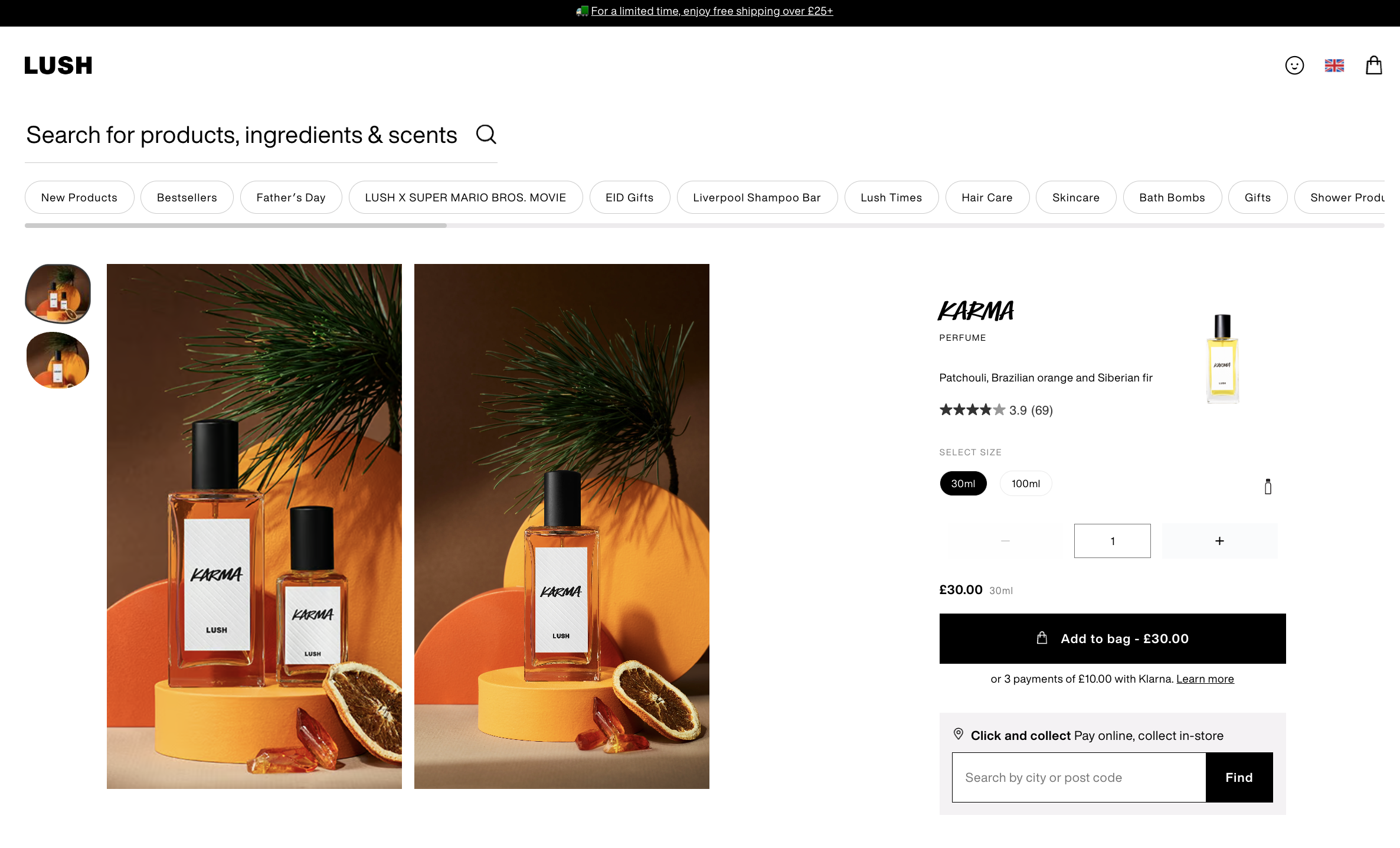 Lush - eCommerce growth hacks for product pages