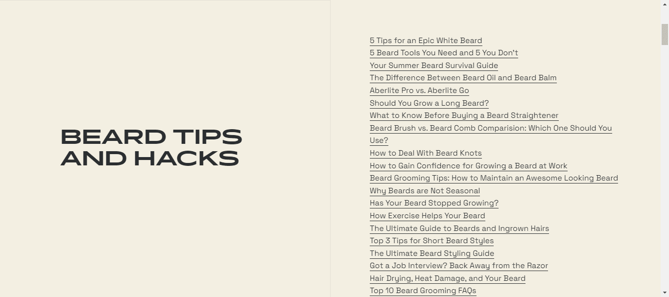 Blog subcategory pages: positive roi ecommerce