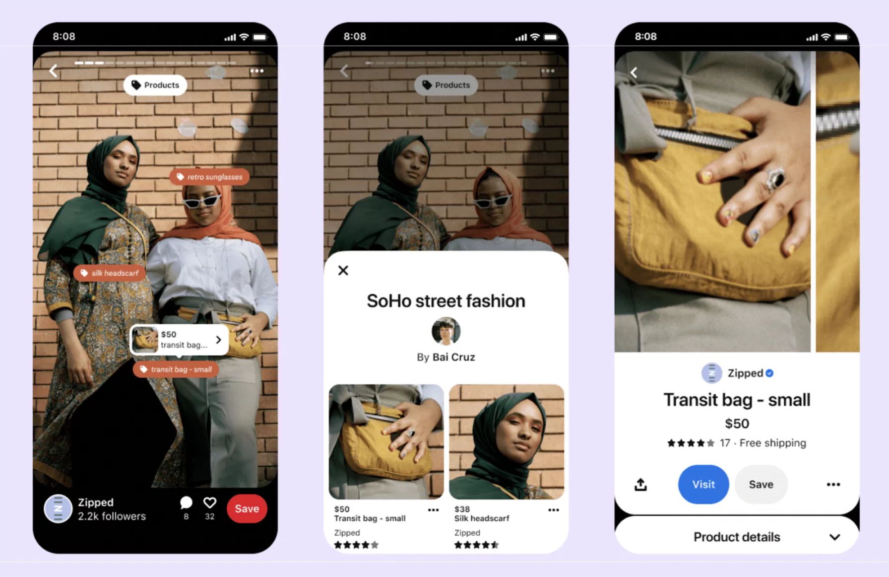 Pinterest ad of an eCommerce website