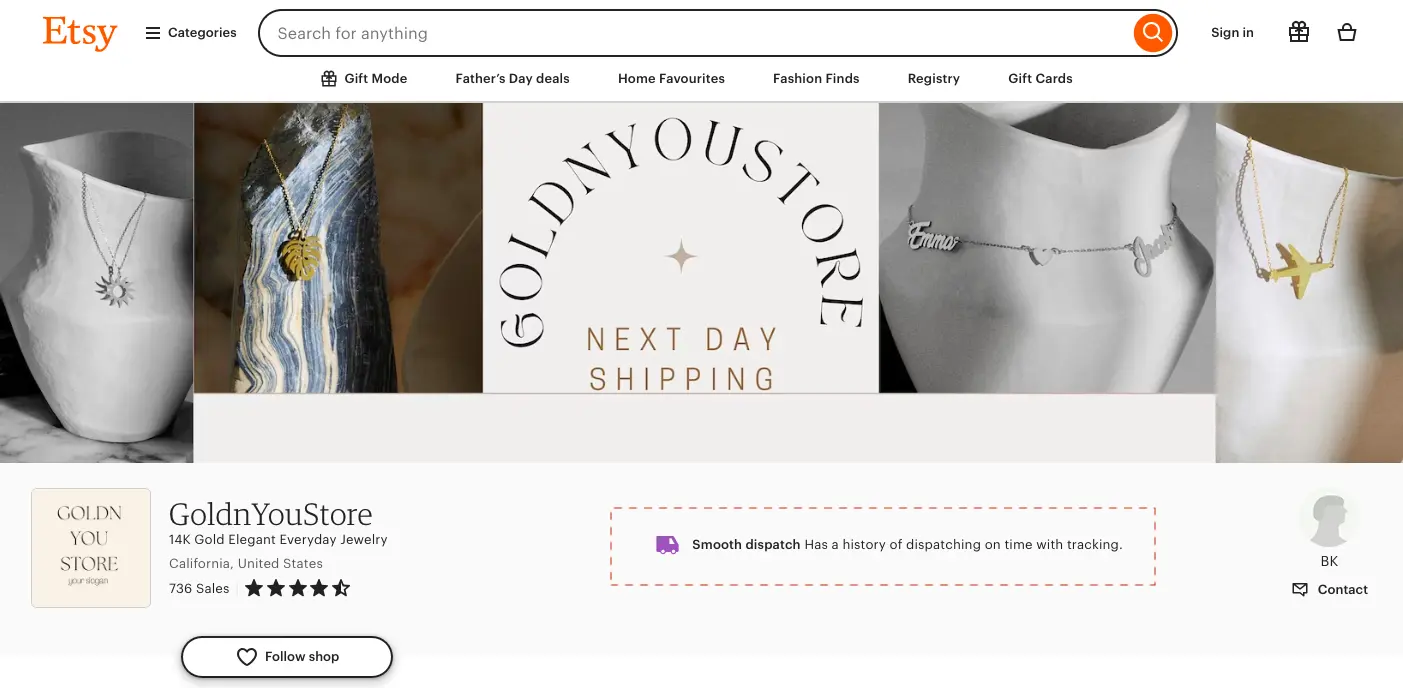 Jewelry marketing campaign on LinkedIn