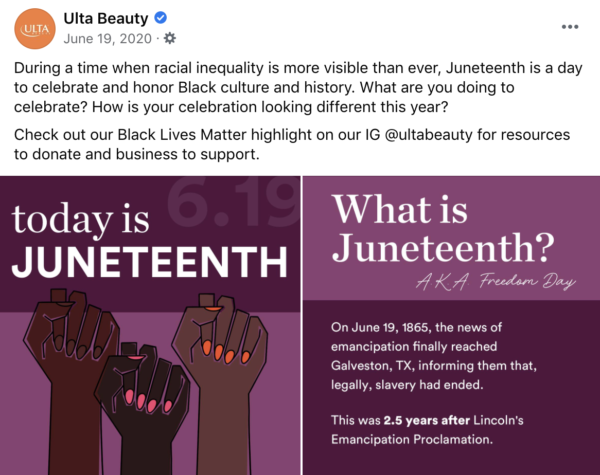 juneteenth social media
