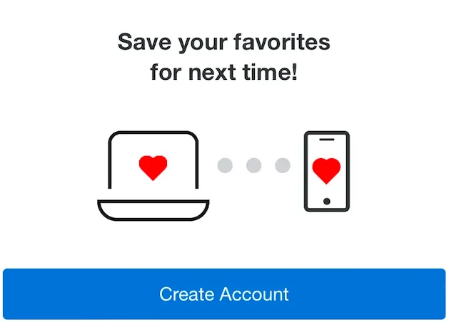 Bed Bath & Beyond mobile UX design features memorable symbols for continuity