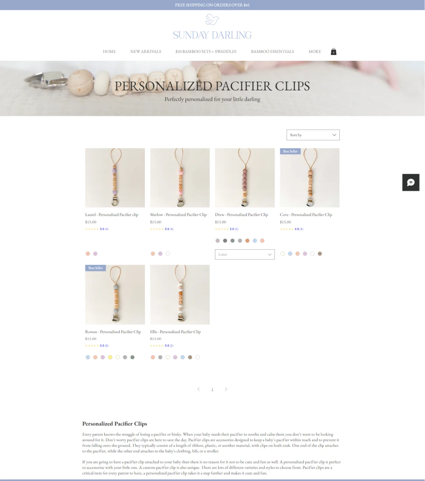 Few products on collection pages may look suspicious